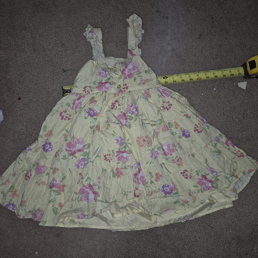 Zunie Yellow Floral Dress